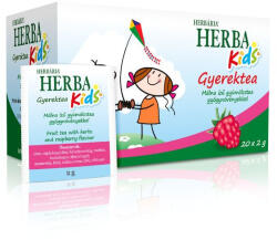 Herbária gyerek málna ízű tea 40 g - vitalora