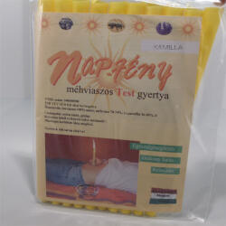 Nap-Fény testgyertya kamilla 10 db - vitalora