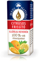 MediNatural citrusos frissítő 100% illóolaj keverék 10 ml - vitalora