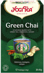 YOGI TEA bio tea zöld chai 17x1, 8g 31 g