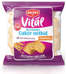 DETKI háztartási keksz cukor stop 180 g - vitalora
