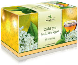 Mecsek Tea zöld tea bodzavirággal 20x2g 40 g