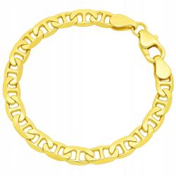 Larezo Arany Gucci Marina Fém Fonatú Férfi Karkötő 3, 8mm 21cm 925-ÖS Ezüst (złota bransoletka męska gucci marina żyletka)