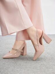Shein HC41212 Szabad Sarkú Cipő Rózsaszín Magassarkú (42) 39 (sx25031732113835312)