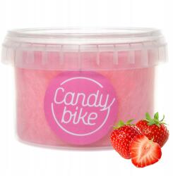 Candy Bike Eper ízű vattacukor 280ml bögrében Ajándék Édesség Bolyhos