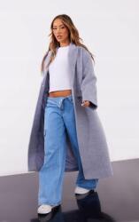 Prettylittlething KU443 Prettylittlething Klasszikus Szürke Oversize Kabát (43) L