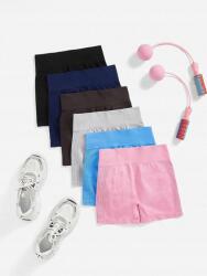 Shein KC14206 Shein Leggings Kerékpáros Rövidnadrág Szett 6DB (42) S