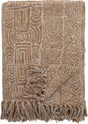 Bloomingville Cuvertură Bresso 130 x 160 cm maro din materiale reciclate (82066397)