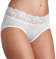 Sloggi Bugyi női csipkés mikroszálas betéttel Romance Midi fehér M (wygodne majtki damskie)