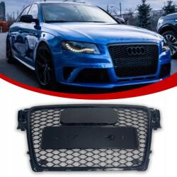 Audi A4 B8 Hűtőrács Grill Első Méhsejt 8-12 Fekete Fényes