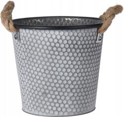 H&L Dombornyomott fém borító virágcseréphez 19x19x22cm, közepes (A347-00-00)