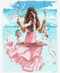  Számozott Festés Kerettel Festőkészlet Randevú a tengerrel 40x50 cm (5907649962100)