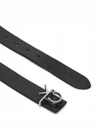 Calvin Klein Ck Calvin Klein Öv Női Nadrághoz Bőr Kétoldalas Csat Fekete MÉRET80 (K60K613074)