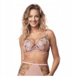 Mefemi Andrea melltartó 70C push up csipkés szexi rózsaszín Nipplex (AND-ROZ-BP37-70C)