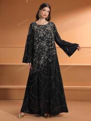 Shein KC35108 Shein Gazdagon Díszített Flitteres Maxi Ruha (42) M