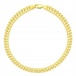 Larezo Rombo Karkötő Arany Dupla Páncél Férfi 21cm Teljes 2mm Ezüst 925 (bransoletka rombo podwójna pancerka pozłacana)