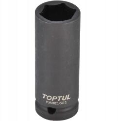 TOPTUL Hosszú 21 mm-es Ütőfej Kerékkulcsokhoz, 1/2" Cr-mo Toptul KABE1621 (KABE1621)