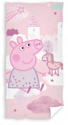 Carbotex Peppa malac Dreamland fürdőlepedő, strand törölköző 70x140cm (PP235033 -R)