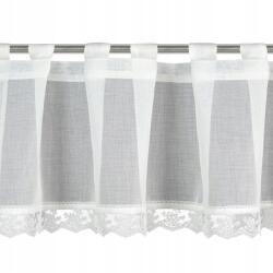 Eurofirany Irigy Hónaljmirigy Suzan 150x40 cm fehér függöny Boho konyhaszobába (477242)