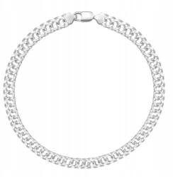 Larezo Dupla Páncél Karkötő Rombo Ezüst 925 Férfi Teljes Ródiumozott 21cm (bransoletka podwójna pancerka rombo srebrna)