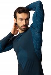  Spaio Motoros Póló Hosszú Ujjú Nilit Breeze fekete-kék L