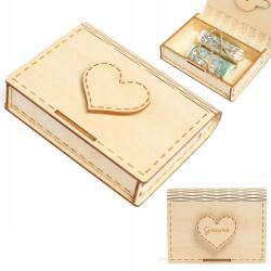 Pénztartó Doboz Ajándék Fa Kicsi (PRO-1058-35861)