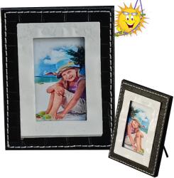  Fénykép Keret 5.1*7.6 CM Rózsaszín Fekete Barna Álló Fényképkeret (105-468)