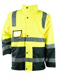 4WRK Aurora télikabát LB-J15 6in1 Yellow 2XL (KURTKA ODBLASKOWA kurtka zimowa AURORA 6W1)