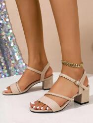 Shein A33108 Shein Bézs Kis Sarkú Szandál (43) 37 (sx25032072839727952)