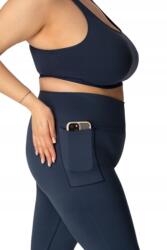  Mona Queen Size Női Leggings Base sötétkék 2XL-es méret (MO-W-LW25-040060003-040007-XXL)