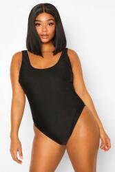 Boohoo Fekete Fürdőruha, Size 48, 90% poliészter, 10% elasztán