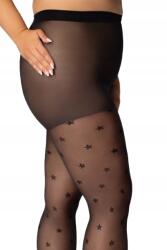 Mona Queen Size harisnya Star csillag mintával 30 den méret 8-SHORT (MQ-W-FQ21/22-010010032-010233-8 SHORT)