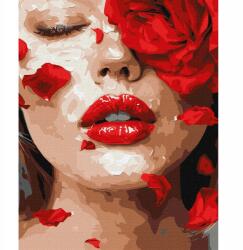  Számozott Festés Kerettel Festőkészlet Rózsaszirmok 40x50 cm (5905930249220)
