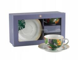 Feniks Csésze szett csészealjjal Divine B08 250 ml virágok (123)