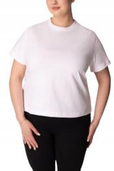  Mona Queen Size Női pamut póló Boxy Base fehér színű 4XL-es méret (MO-W-LW25-030070013-030001-4XL)