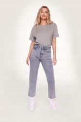 Nasty Gal EC47106 Nasty Gal Mom Jeans Nadrág Magas Derekú (43) M