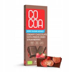 COCOA Creamy csokoládé eperrel, Bio, 40g, Cocoa (5902565216627)
