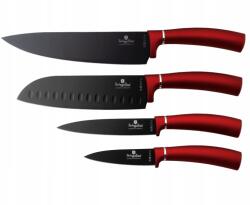 Berlinger Haus Késkészlet tapadásmentes bevonattal 4 db-os burgundi metál (BH-2887)