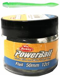 Berkley PowerBait Flail 50mm Green White 12 db (1609953)