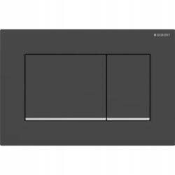 Geberit Sigma30 indítógomb, elülső, matt fekete, easy-to-clean (115883141)