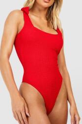 Boohoo HC32301 Boohoo Texturált Fürdőruha Megkötős Vállpántokkal (43) XL