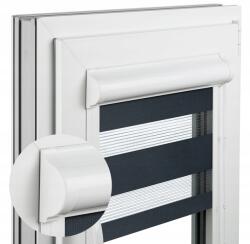 Praskdesign Roló Éjjel-nappal Zebra Kazettában Vezetősínekkel 59x215 cm Különböző Színekben (Rolety Dzień Noc Z Prowadnicami Na Wymiar)