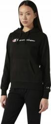 Champion Női Pulóver Champion Hooded Sweatshirt Fekete 118097 KK001, S (8054041426949)