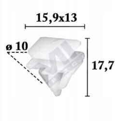 Romix Küszöbléc Kapcsoló 10DB Bmw X3 X4-hez