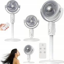  Ventilátor Álló Padlóventilátor Távirányító 3D oszcilláció Aromaterápia 3az1ben (Wentylator Stojący Wiatrak Podłogowy)