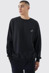 Boohooman IC94102 Boohoo Férfi Melegítő Pulóver Hímzéssel (43) S