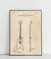 Gibson Moderne elektromos gitár poszter 30 x 40 cm