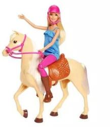 Mattel Barbie: lovas szett babával (FXH13)