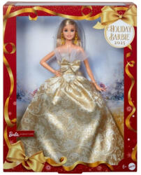 Mattel Barbie - Signature ünnepi baba arany-ezüst estélyi ruhában (JBH95)