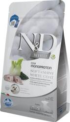 N&D White Dog Puppy Mini sea bass, spirulina & fennel 1,5 kg